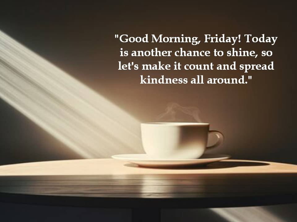 Good Morning Friday Quotes
