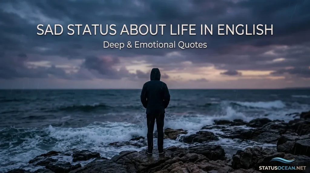 sad status about life in English