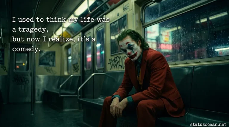 joker sad status in english