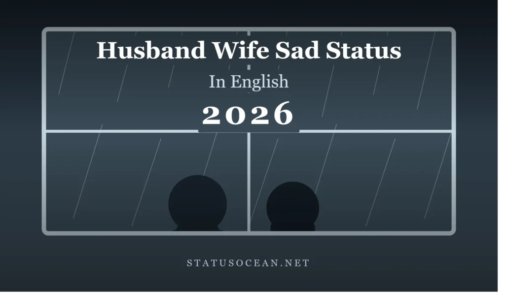 Husband Wife Sad Status In English 