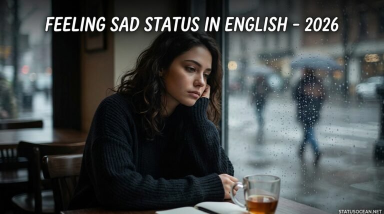 Feeling Sad Status In English – 2026