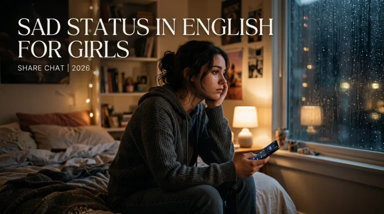 Sad Status In English For Girls Share Chat 2026