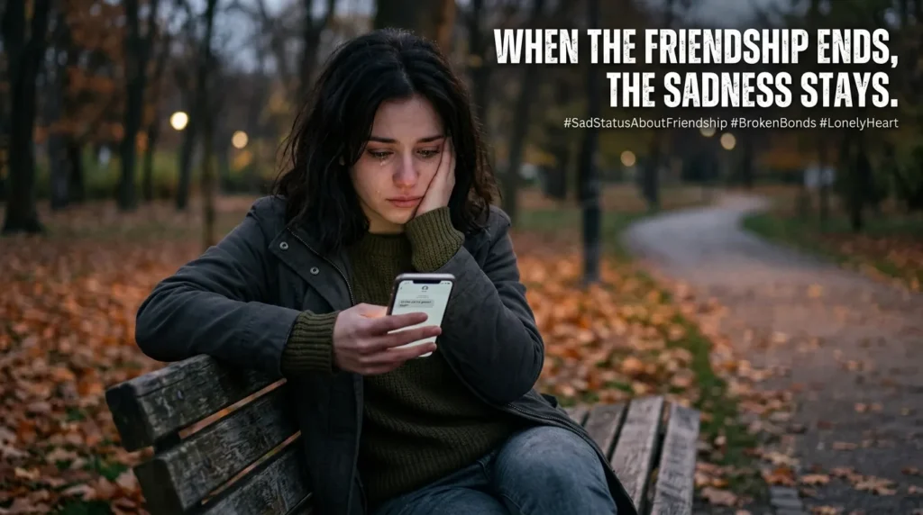 Sad Status About Friendship In English