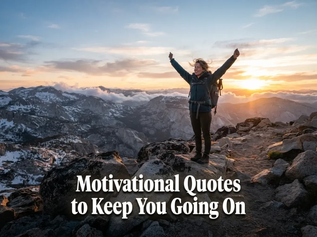 Motivational Quotes to Keep You Going On