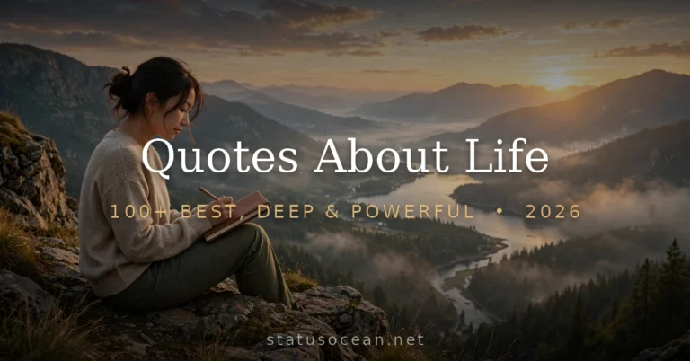 100+ Best, Deep & Powerful Quotes About Life 2026