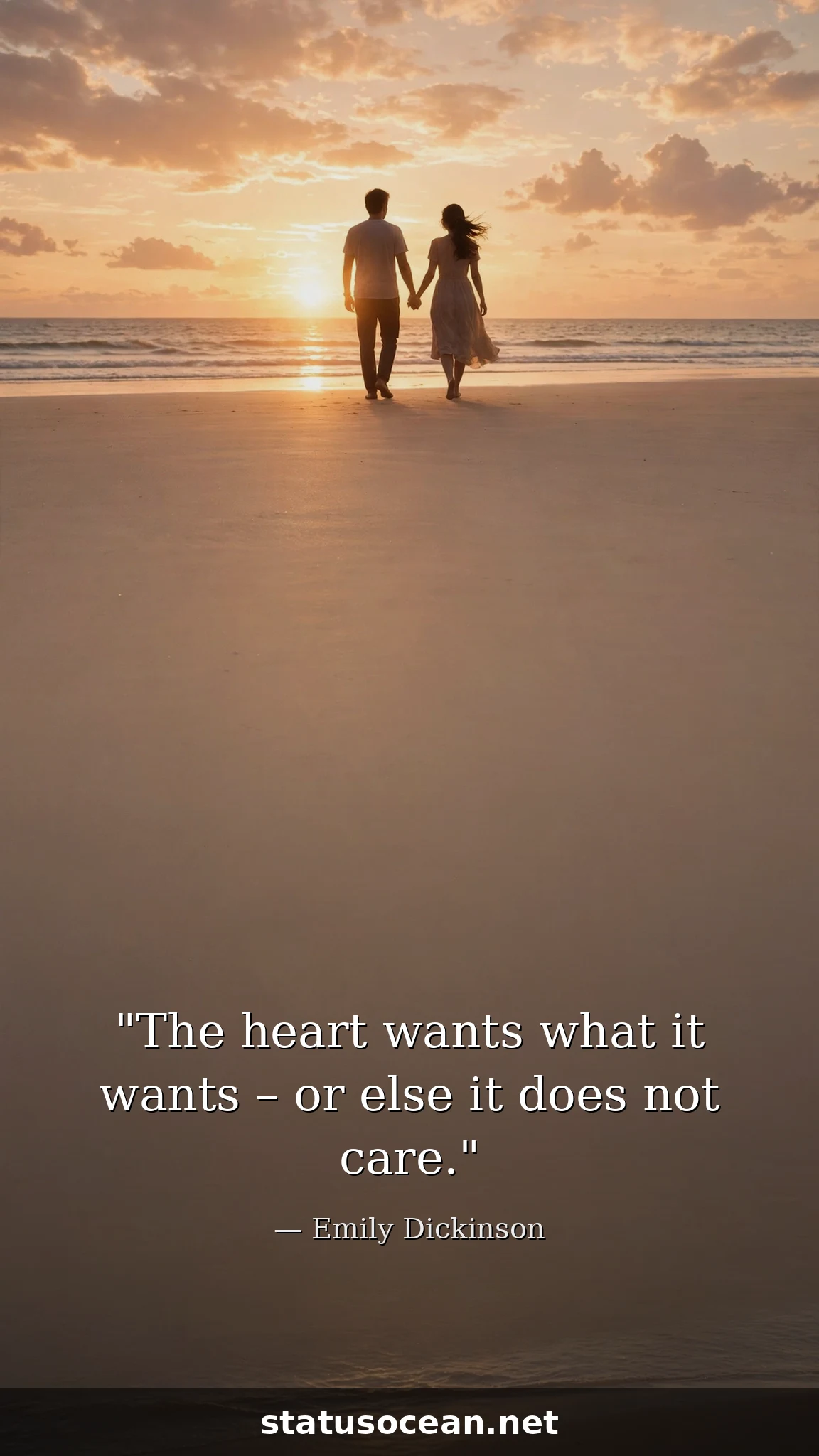 The heart wants what it wants – or else it does not care.