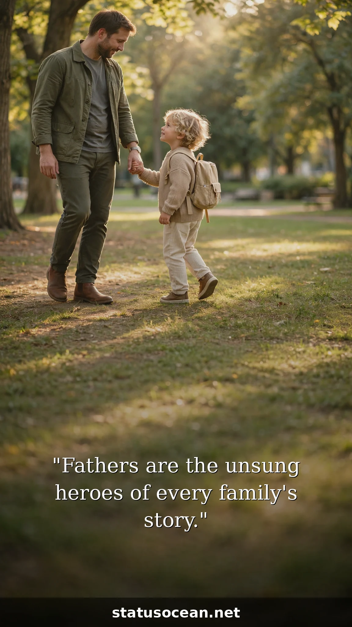 Fathers are the unsung heroes of every family's story.