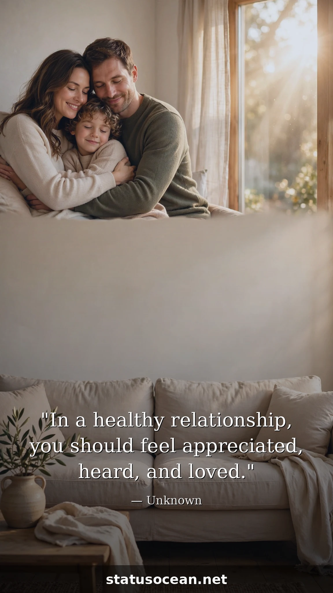 In a healthy relationship, you should feel appreciated, heard, and loved.