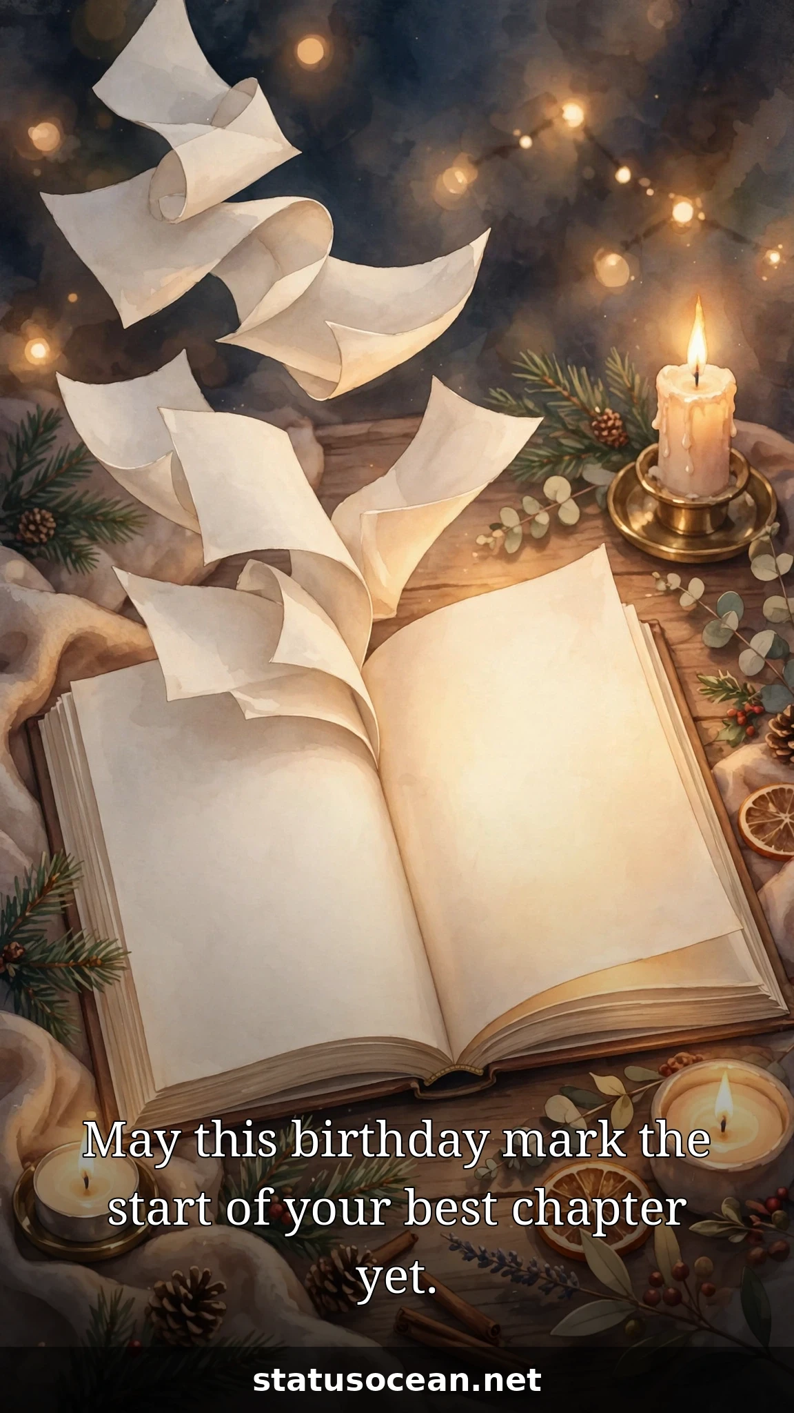 May this birthday mark the start of your best chapter yet.