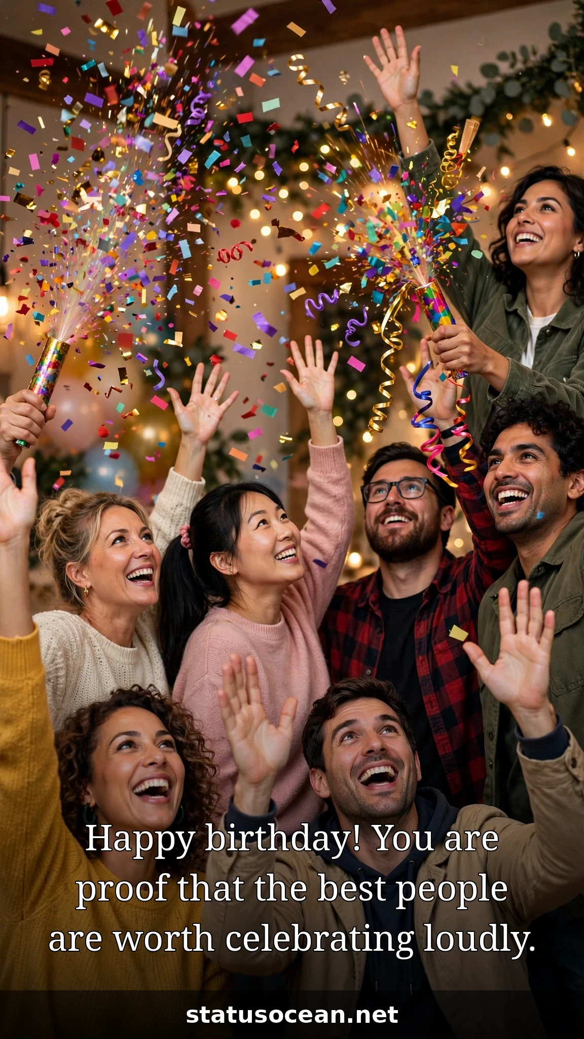 Happy birthday! You are proof that the best people are worth celebrating loudly.