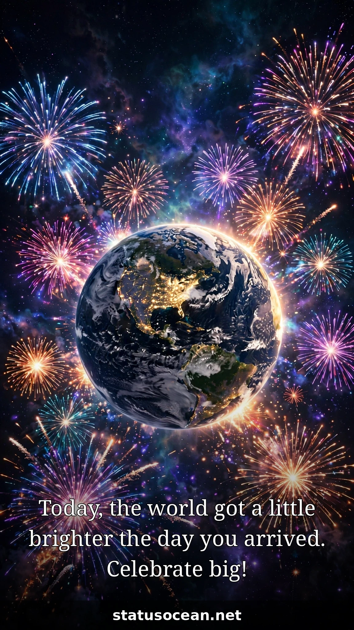 Today, the world got a little brighter the day you arrived. Celebrate big!
