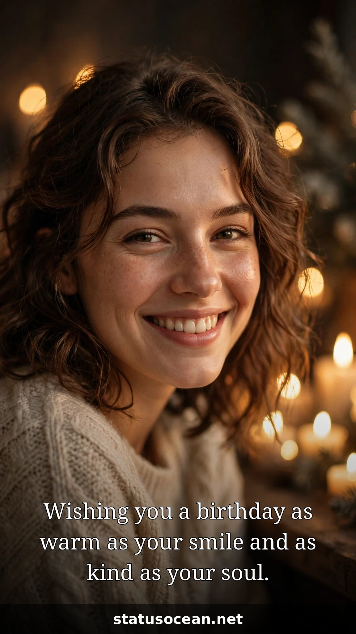 Wishing you a birthday as warm as your smile and as kind as your soul.