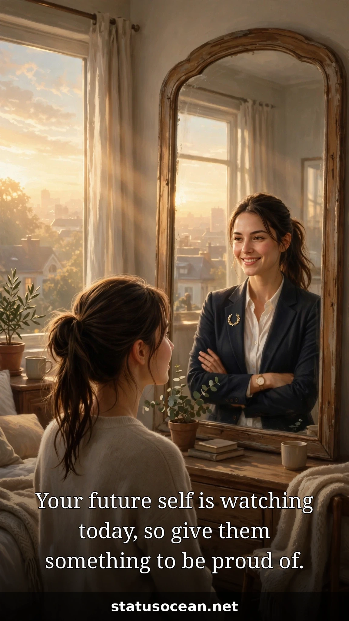 Your future self is watching today, so give them something to be proud of.