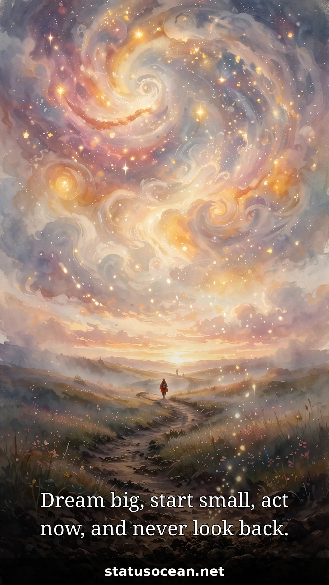 Dream big, start small, act now, and never look back.